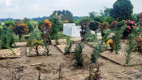 পাবনায় বজ্রপাতে নিহত ৬ জনের একসঙ্গে জানাজা, একই গোরস্থানে দাফন