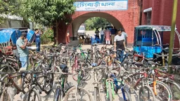 টঙ্গিবাড়ীতে ৪২টি চোরাই বাইসাইকেল উদ্ধার, দুজন গ্রেপ্তার