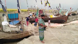 ২২ দিনের নিষেধাজ্ঞা শেষে মধ্যরাত থেকে মাছ শিকারে নামছেন হাতিয়ার জেলেরা