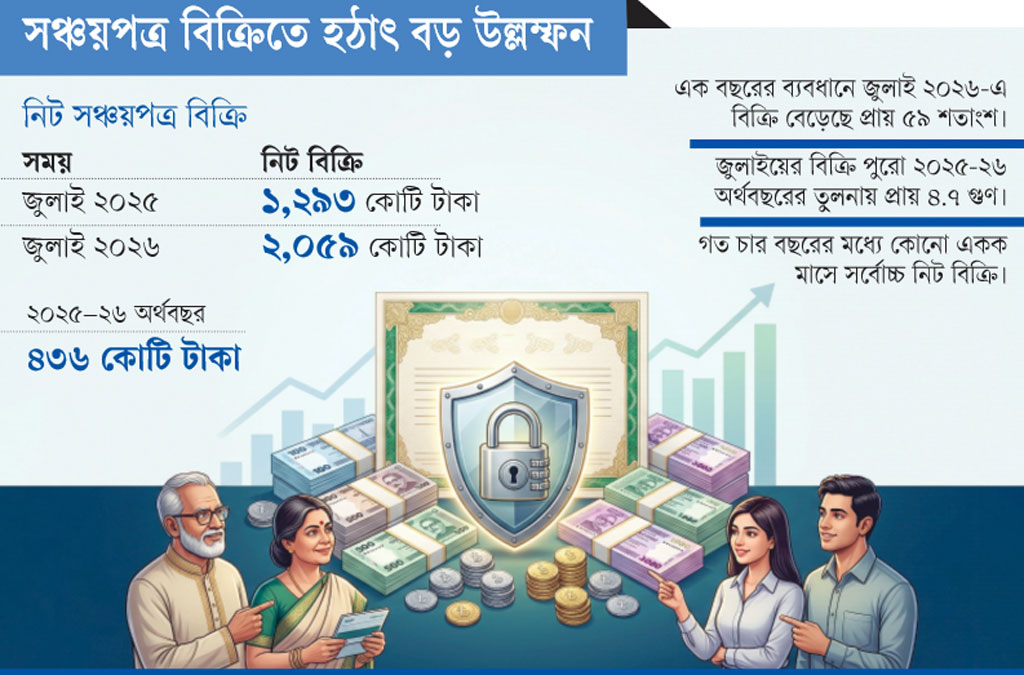 নিরাপদ বিনিয়োগে ঝোঁক বাড়ছে সঞ্চয়পত্রে