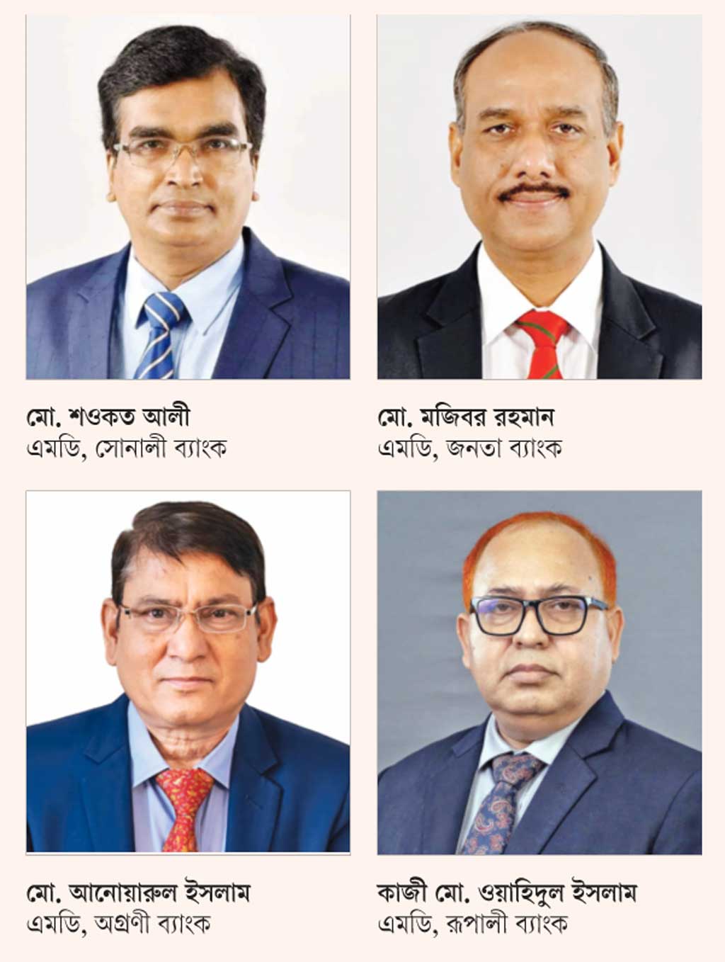 রাষ্ট্রায়ত্ত ৪ ব্যাংক: নেতৃত্ব বদলের গুঞ্জন