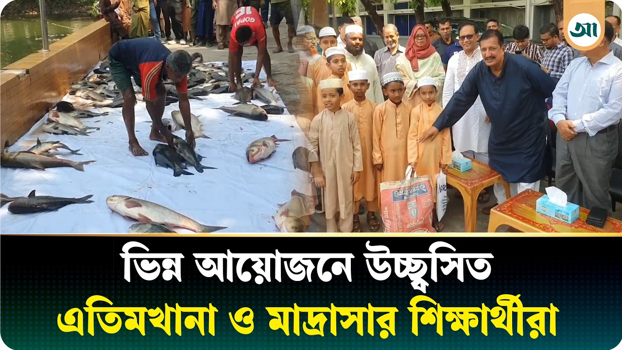 এতিমখানা ও মাদ্রাসা শিক্ষার্থীদের মুখে হাসি, মাছ বিতরণ করলেন ভূমিমন্ত্রী