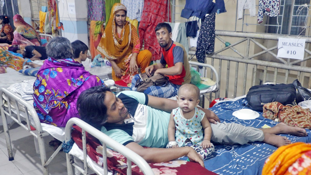 হাম ও হামের উপসর্গে আরও ৭ শিশুর মৃত্যু