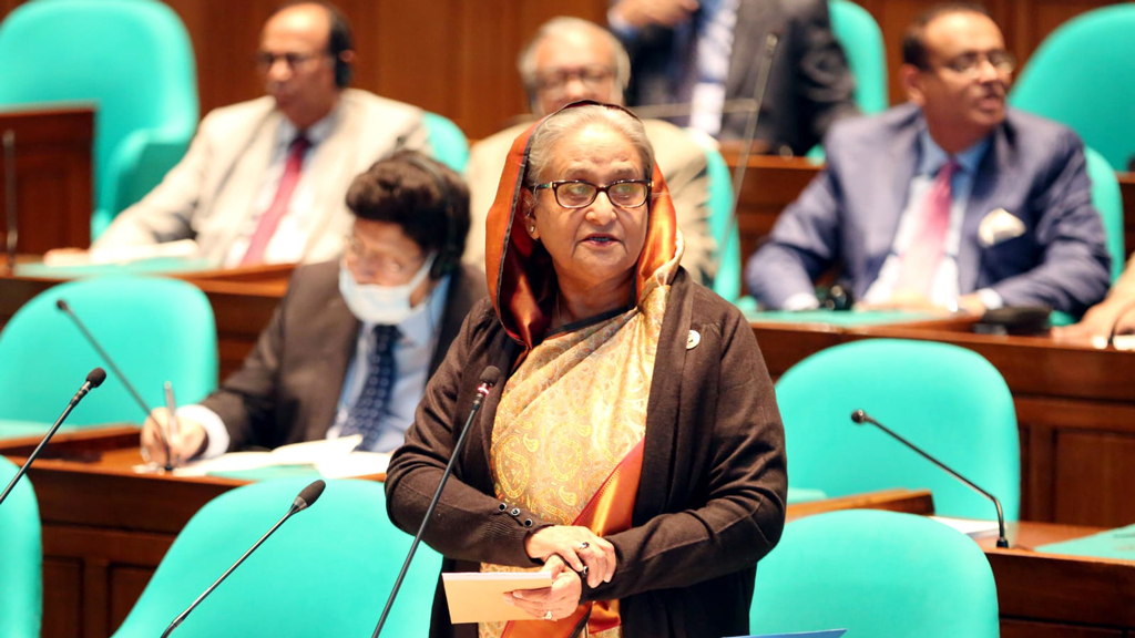 এক-এগারো বিএনপির সৃষ্টি, এখন ঘাবড়ানোর কিছুই নেই: সংসদে প্রধানমন্ত্রী