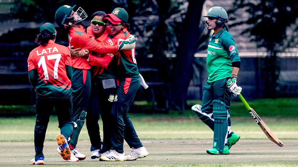 বিশ্বকাপ বাছাইয়ে পাকিস্তানকে হারাল বাংলাদেশ নারী দল