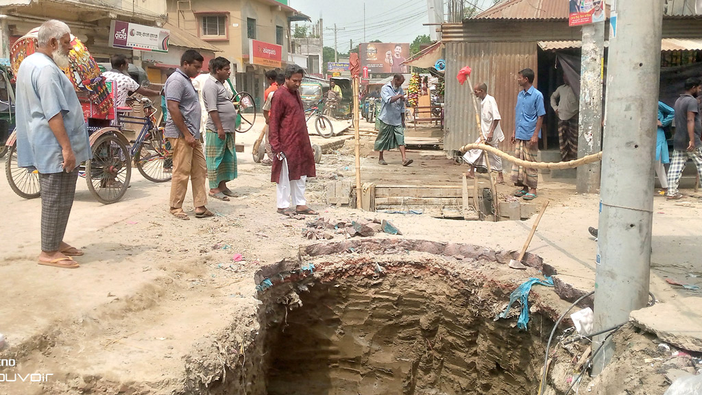 জলাবদ্ধতা নিরসনে কাজ শুরু