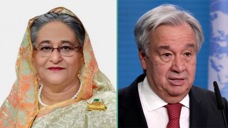 প্রধানমন্ত্রীকে জাতিসংঘ মহাসচিবের ফোন, জিসিআরজিতে যোগদানের আহ্বান