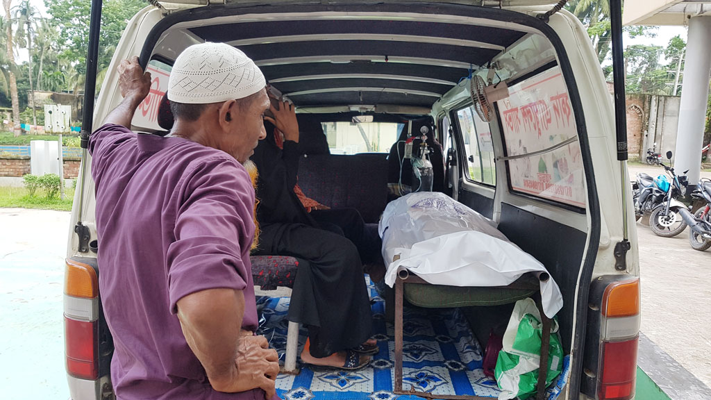 লালমোহনে গৃহবধূর মরদেহ উদ্ধার, স্বামী পলাতক