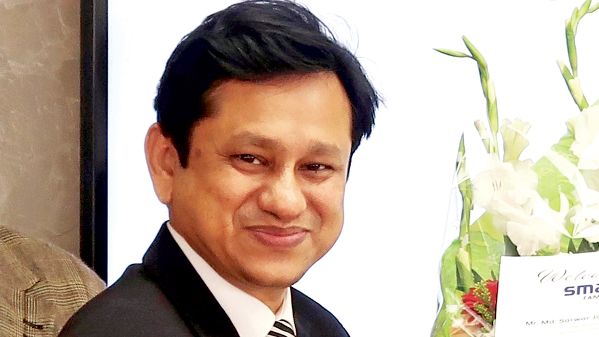 স্মার্ট টেকনোলজির জিএম হলেন সরোয়ার