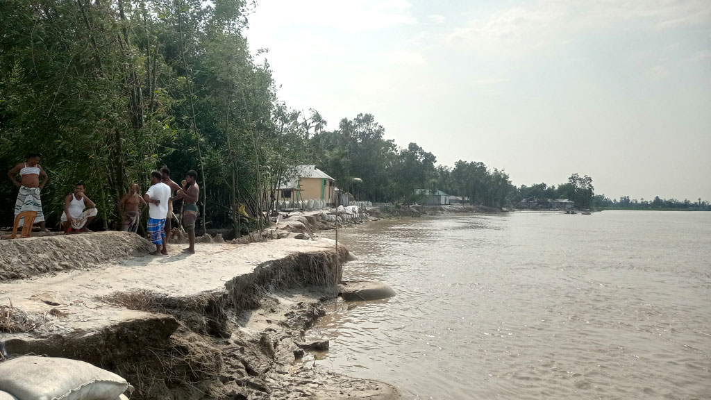 তিস্তার ভাঙনে ১ মাসে বিলীন ৩০০ বিঘা জমি