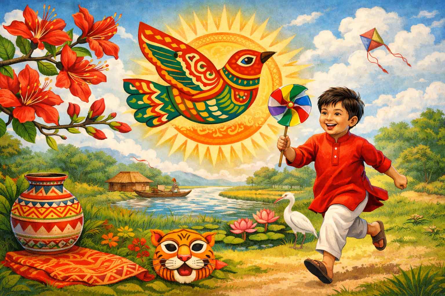 বিদায় মধুমাস, স্বাগত বৈশাখ