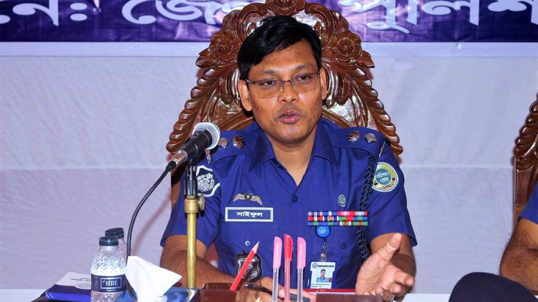 এসপি সাইফুলের ভোলায় যোগদান