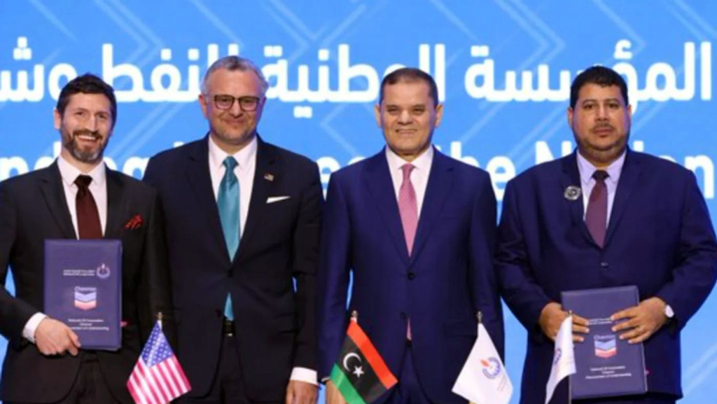 ফরাসি-মার্কিন তেল কোম্পানির সঙ্গে লিবিয়ার একাংশের সরকারের ২০ বিলিয়ন ডলারের চুক্তি