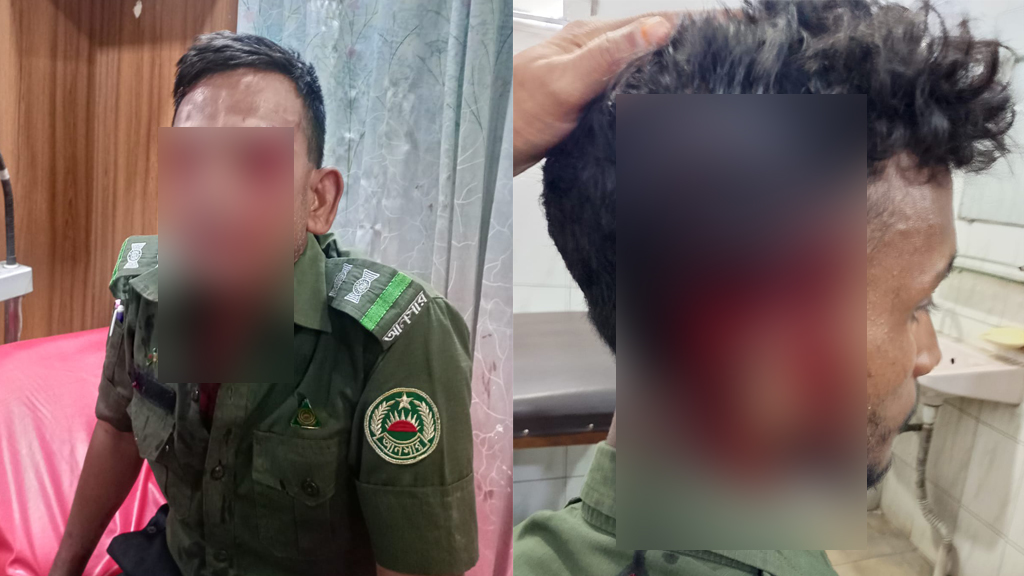 আনসার কর্মকর্তার চোখ থেঁতলে দিলেন হকাররা, আহত আরও ৫