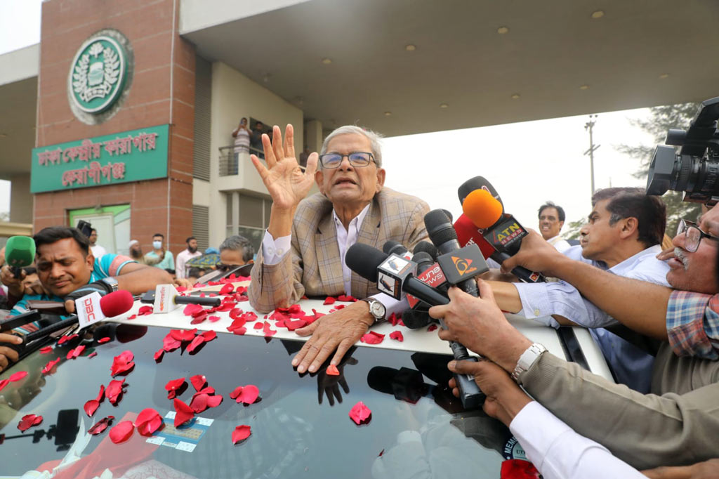 বিজয় না হওয়া পর্যন্ত আন্দোলন চলবে, কারাগার থেকে বেরিয়ে ফখরুল