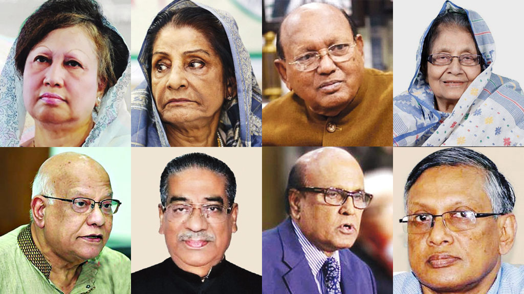 বয়স-অসুস্থতায় কাবু বড় দলের নেতারা