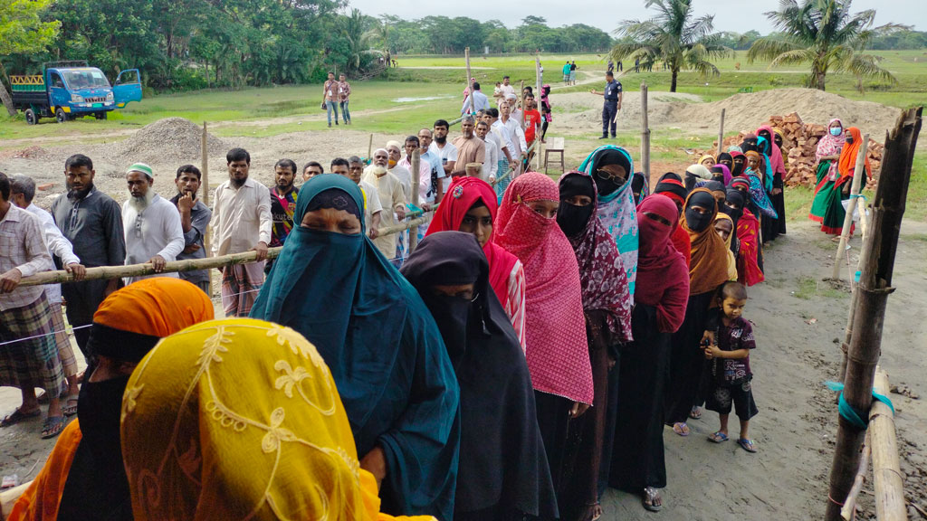 সোনাকাটা ইউপির স্থগিত নির্বাচনের ভোটগ্রহণ চলছে