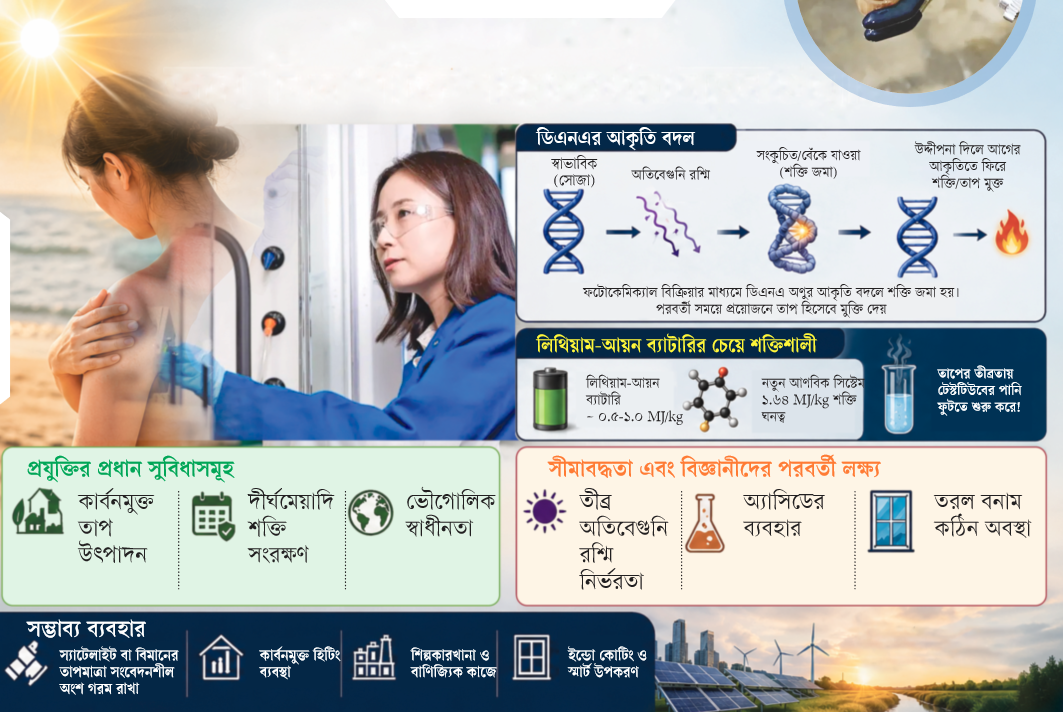 রোদে ত্বক পোড়ার অভিজ্ঞতা: শক্তি সংরক্ষণের নতুন প্রযুক্তি
