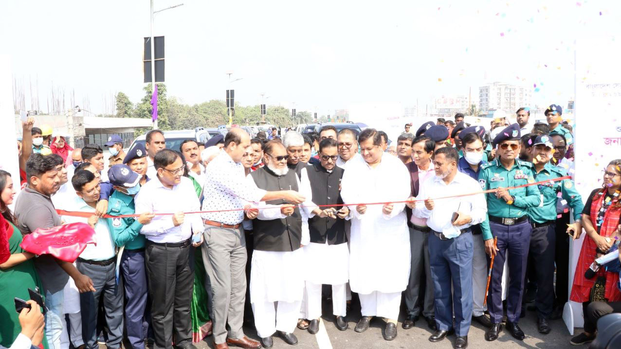 বিআরটি প্রকল্প: ফ্লাইওভারের ২ লেনের উদ্বোধন