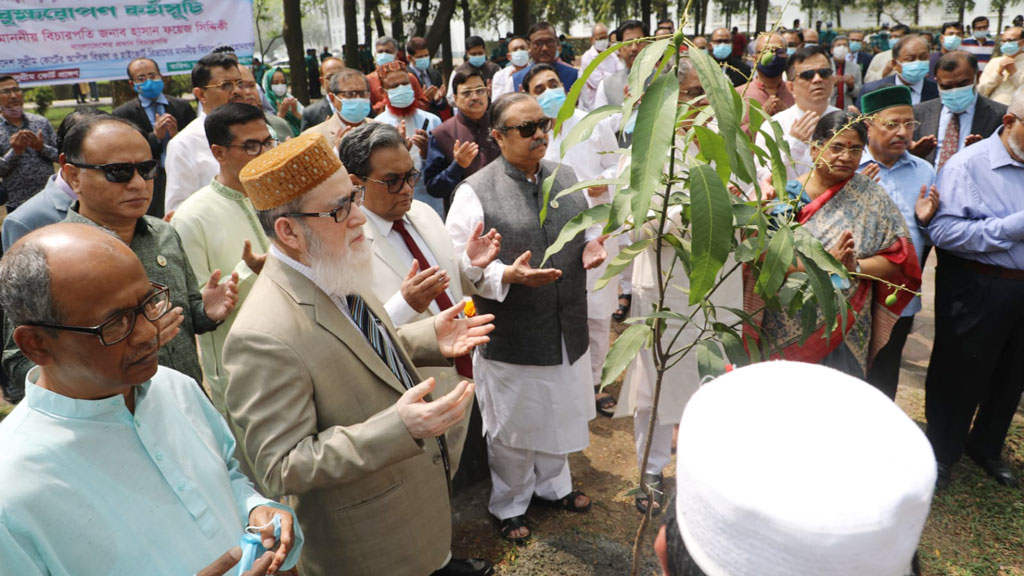 দেশবাসীকে একটি করে গাছ লাগানোর অনুরোধ প্রধান বিচারপতির