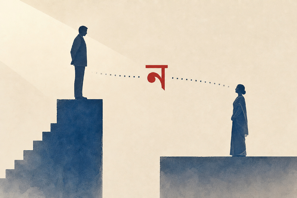 ‘ন’-এর ব্যবধান