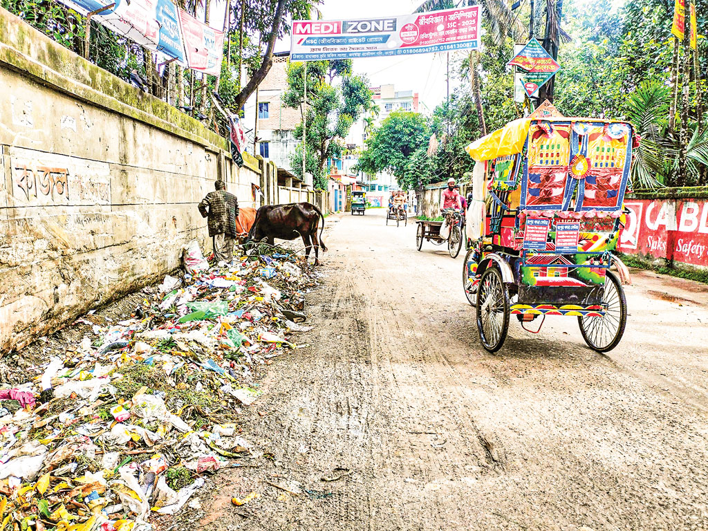 পথে পথে দুর্গন্ধ, দুর্ভোগে মানুষ