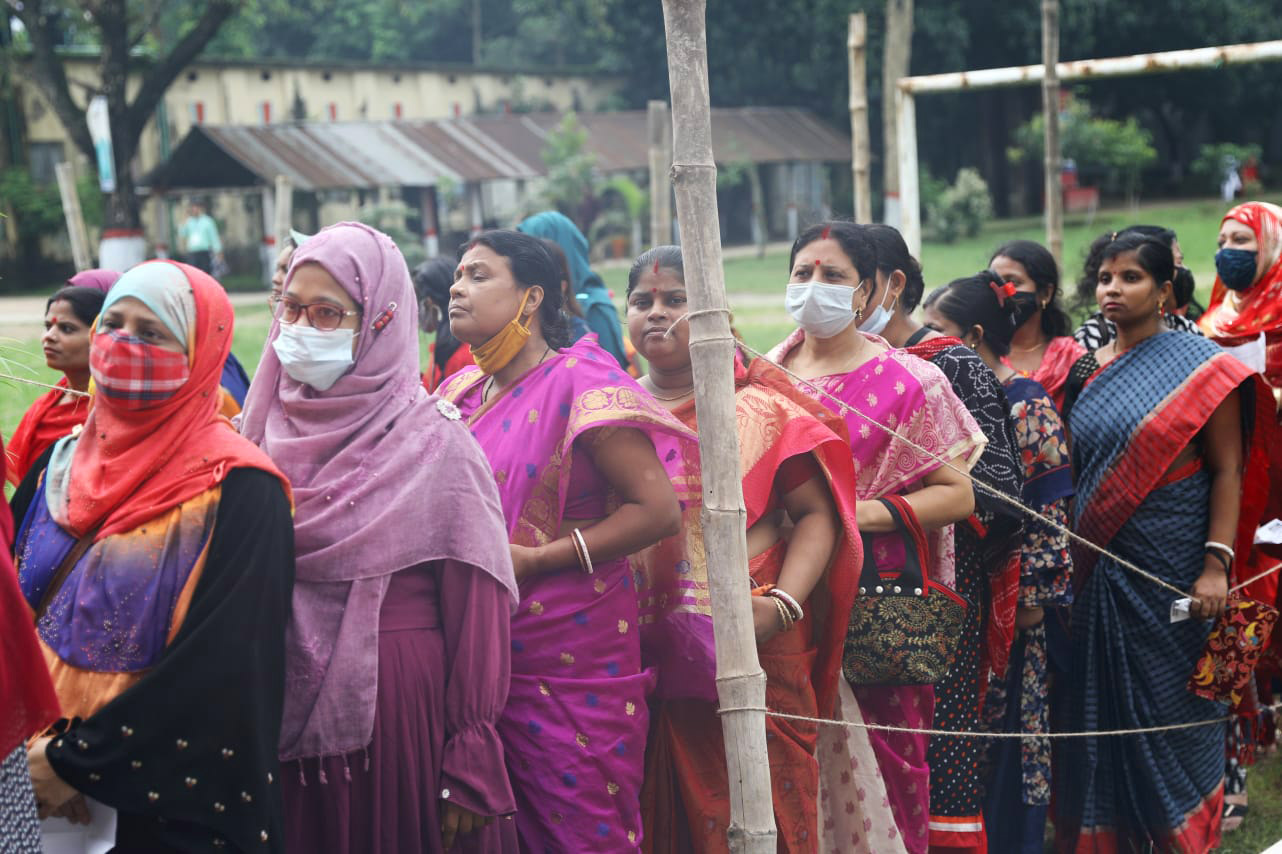 কুসিক নির্বাচনে ভোটগ্রহণ চলছে