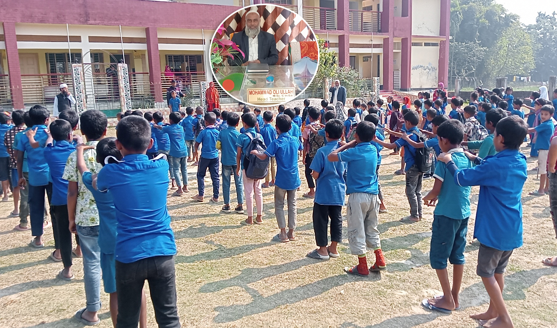 জরাজীর্ণ টিনশেডের ছাউনি থেকে দৃষ্টিনন্দন বিদ্যালয়