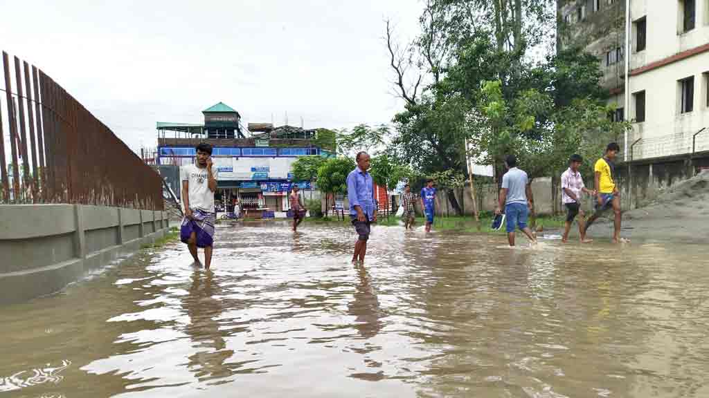 কবি কাজী নজরুল বিশ্ববিদ্যালয়ে জলাবদ্ধতা, পরীক্ষার খাতা নষ্ট 