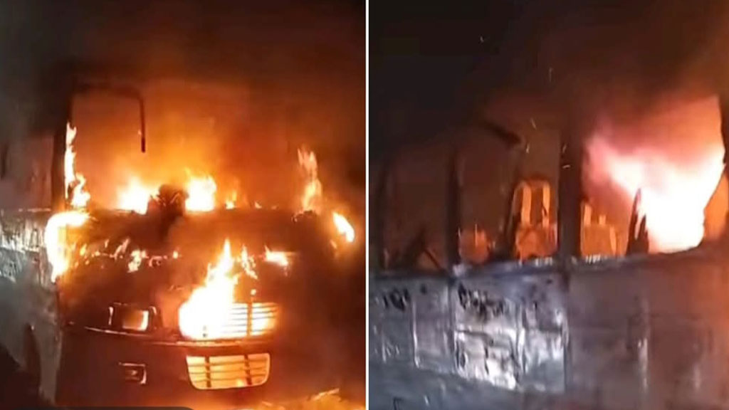 সারা দেশে নাশকতা: বাস-ট্রাক-পিকআপে আগুন, বিস্ফোরণ