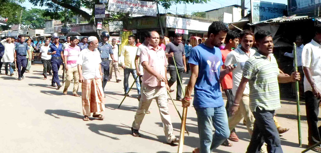 নবীগঞ্জে হামলা-লুটপাট: আ.লীগের ২৬ নেতার বিরুদ্ধে জামায়াত নেতার মামলা