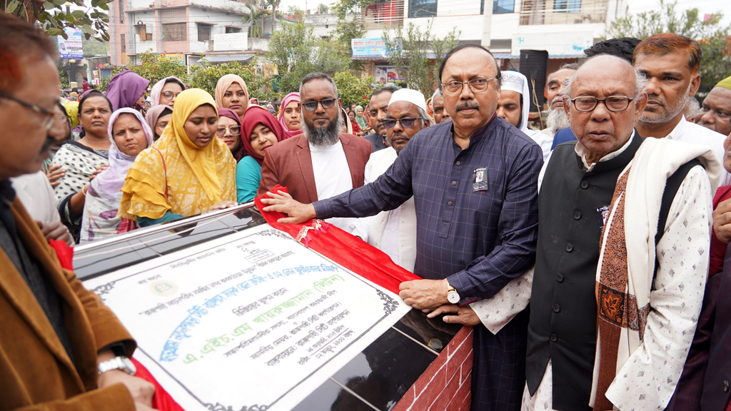 রাজশাহীতে ২ লেনের ফ্লাইওভার নির্মাণকাজ উদ্বোধন