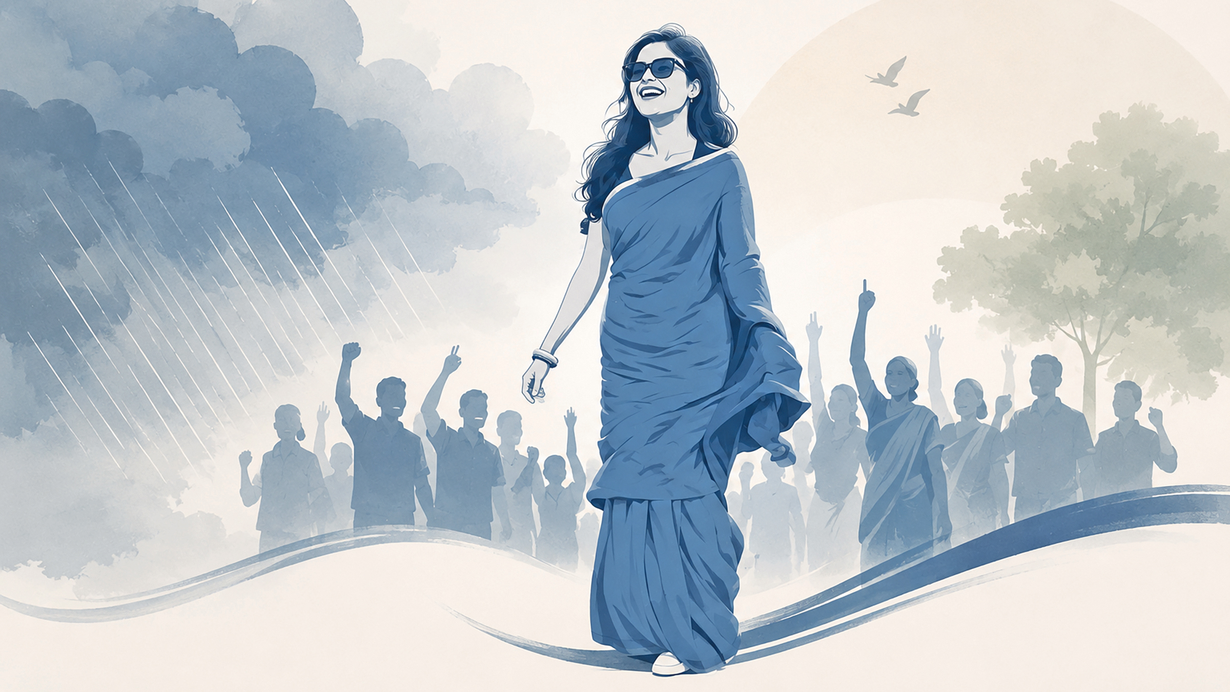 বিউটি রানী পাল ও শ্রাবণের মেঘ