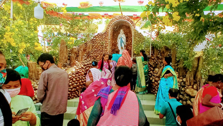 জপমালা রাণী মা মারীয়া তীর্থোৎসব পালিত