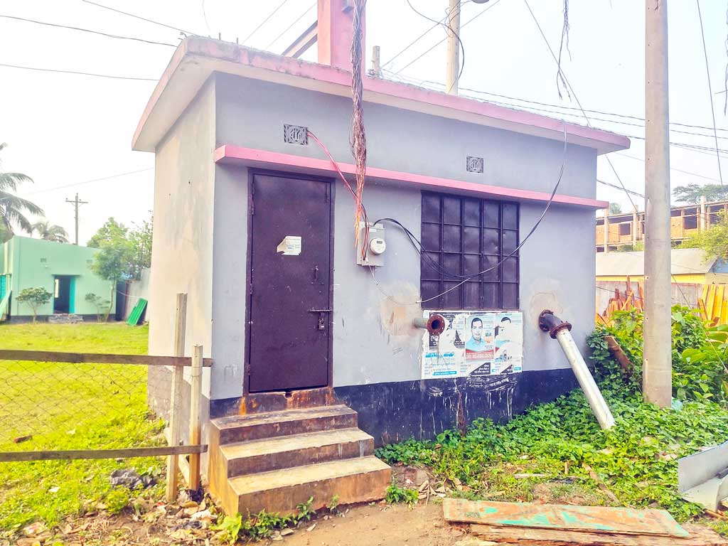 উদ্বোধনের তিন বছরেও মেলেনি একফোঁটা পানি