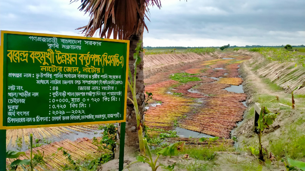 ভরাট ও দখল হওয়া খাল পুনর্খনন, সুবিধা পাচ্ছেন চাষিরা 