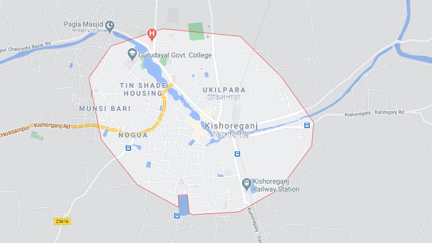 কিশোরগঞ্জে হেফাজতের বিক্ষোভ