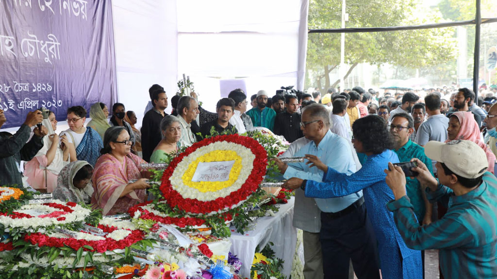 ডা. জাফরুল্লাহ চৌধুরীর প্রতি শ্রদ্ধা নিবেদন করে সম্মিলিত সাংস্কৃতিক জোট।