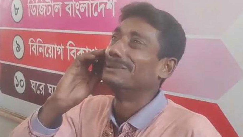 নাটোর-১: মনোনয়নপত্র বাতিল হওয়ায় কান্নায় ভেঙে পড়লেন গ্রাম পুলিশ সদস্য এসকেন