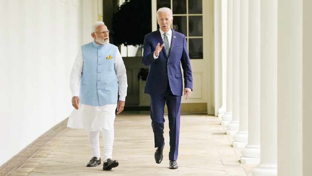 ভারতে মানবাধিকার লঙ্ঘন নিয়ে প্রশ্নের মুখে পড়লেন মোদি-বাইডেন 