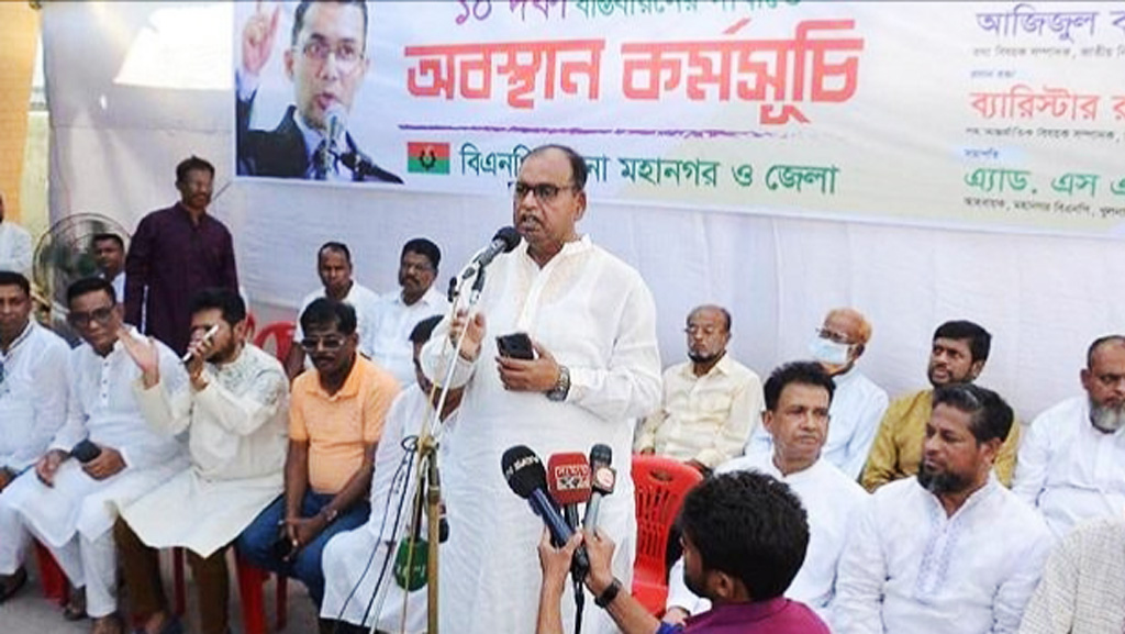 এই সরকারের পদত্যাগ ছাড়া কোনো বিকল্প নেই: দুদু