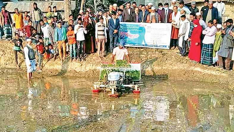 একসঙ্গে ধান চাষ করবেন ৮২ কৃষক
