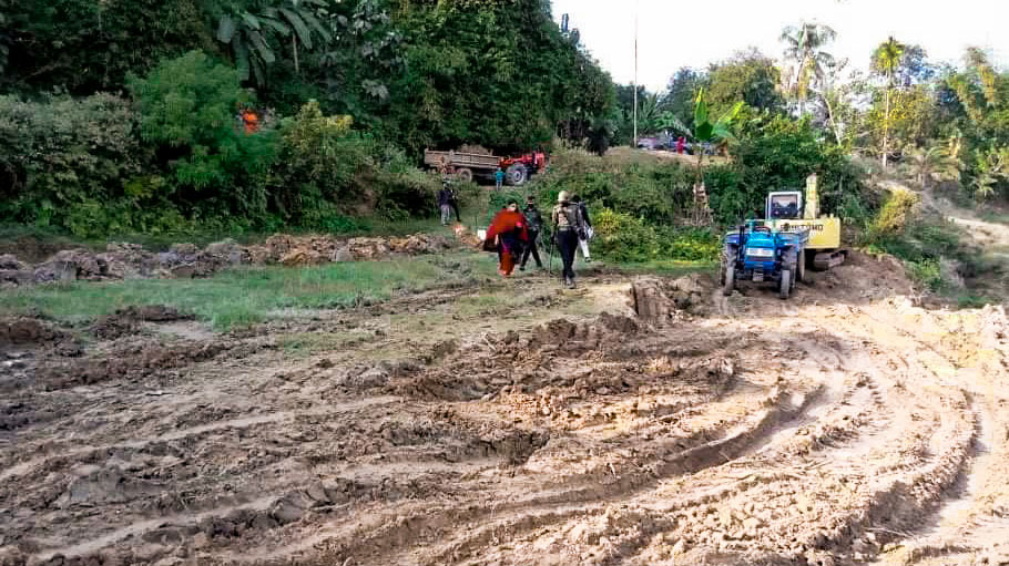 মাটিরাঙ্গায় পাহাড় কাটায় ১ লাখ টাকা জরিমানা