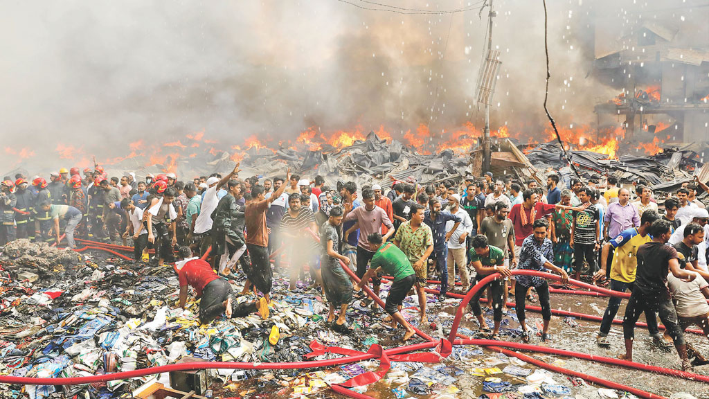 আগুন নেভানোর সক্ষমতা নিয়ে প্রশ্ন