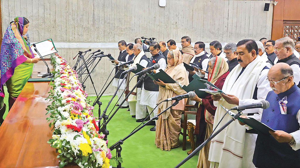 আশাজাগানিয়া নতুন মন্ত্রিসভা ও বিএনপির রাজনীতি