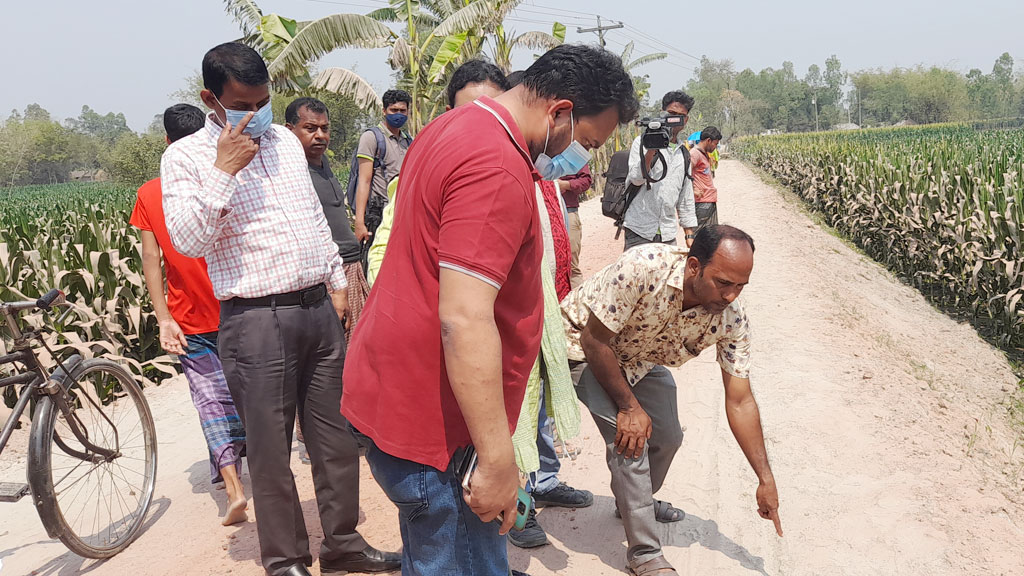 নীলফামারীর পল্লিতে মিলেছে বাঘের পায়ের ছাপ, ফের আতঙ্ক