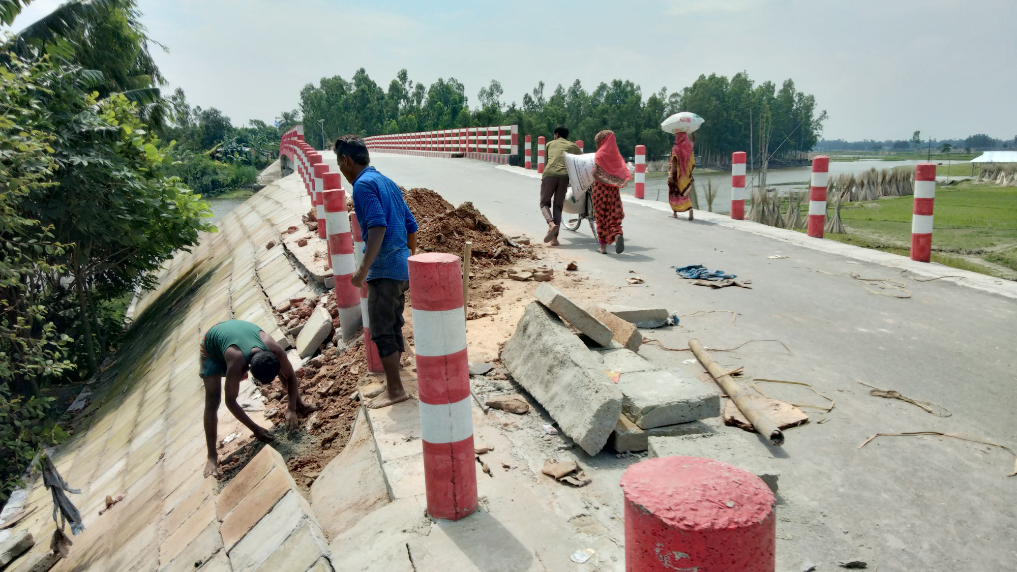 সেই সেতুর সংস্কার শুরু