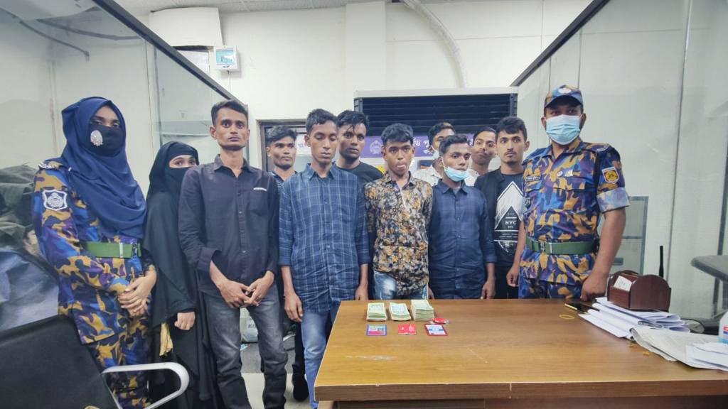 টিকিট ও নগদ টাকাসহ কক্সবাজার বিমানবন্দরে আটক ১১ রোহিঙ্গা