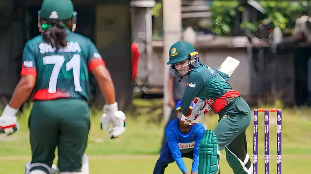 জ্যোতির দুর্দান্ত ব্যাটিংয়ে রোমাঞ্চকর জয় পেল বাংলাদেশ 