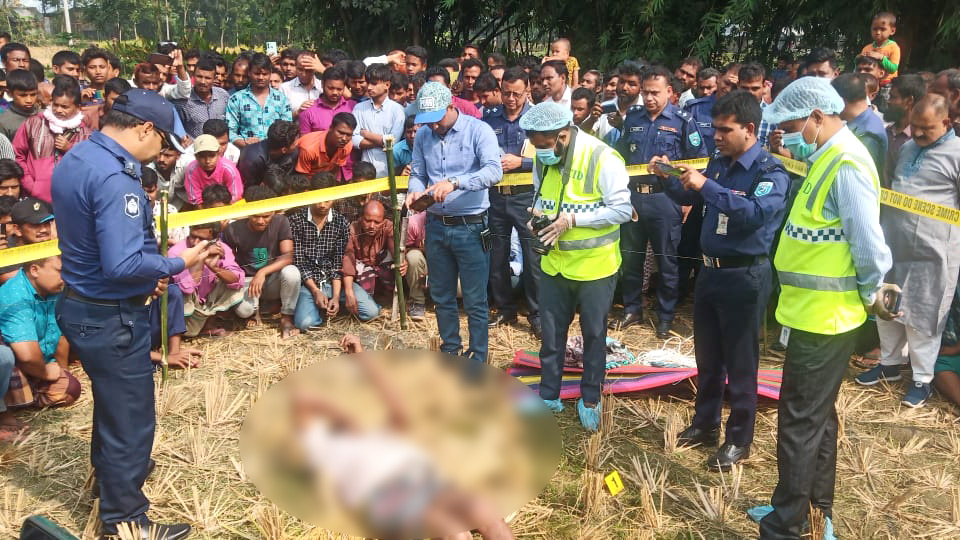 খানসামায় ধান খেত থেকে ব্যবসায়ীর মরদেহ উদ্ধার